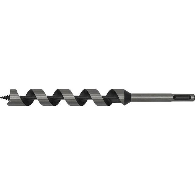 19 x 225mm SDS Plus Auger Wood Drill Bit - Fully Hardened - Smooth Drilling