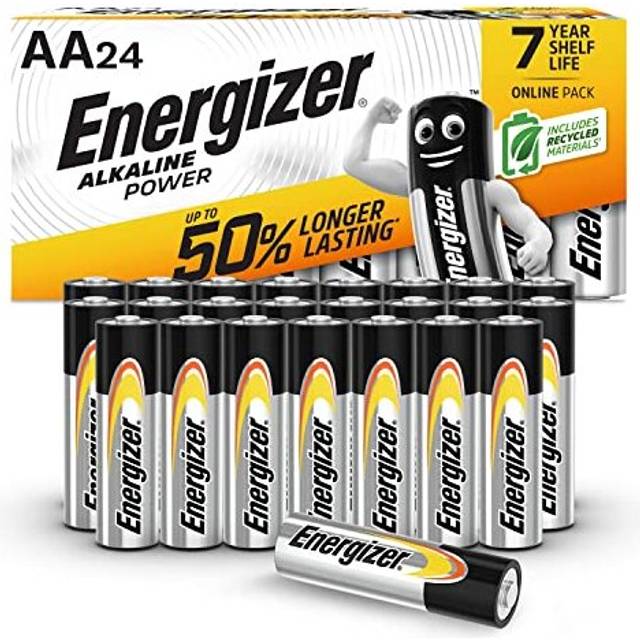 AA Batteries, Alkaline Power, 24 Pack, Double A Battery Pack - Amazon Exclusive