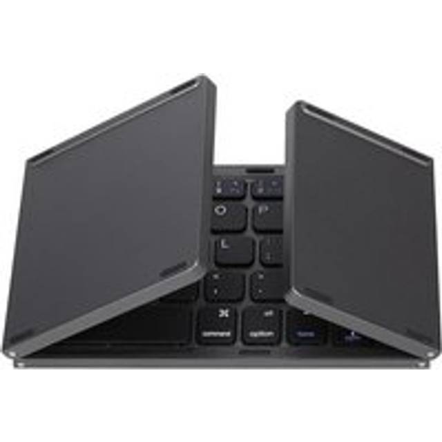 Trådlöst BT-tangentbord Fällbart tangentbord Bärbart Ultra Slim BT-tangentbord med pekplatta för grå