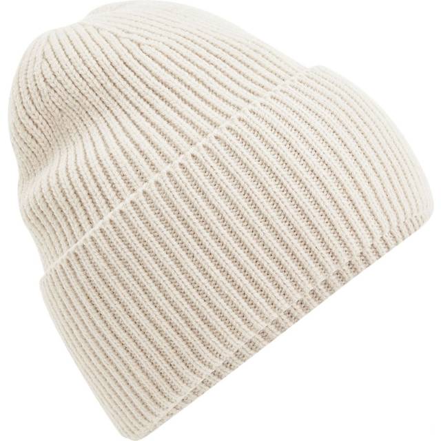(One Size, Oatmeal) Beechfield Cuffed Oversized Beanie