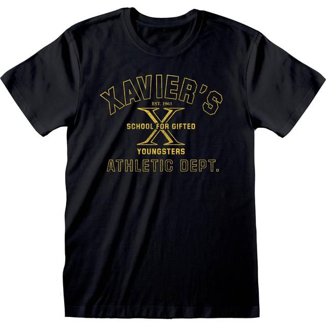 (L, Black) X-Men Unisex Adult Athletic Dept T-Shirt
