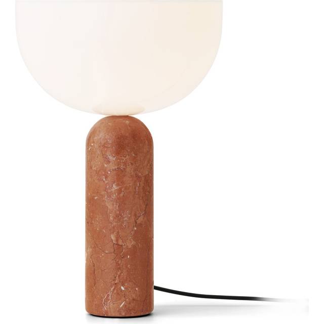 New Works - Kizu Table Lamp - Bordslampa - Large - Breccia Pernice Marble - H45 x Ø30 cm