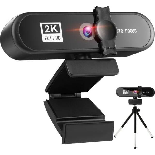 2K HD Webcam USB 3.0 Camera Built in Microphone For PC Computer Laptop Video Webcam Web Camera With Tripod Privacy Cover|Webcams