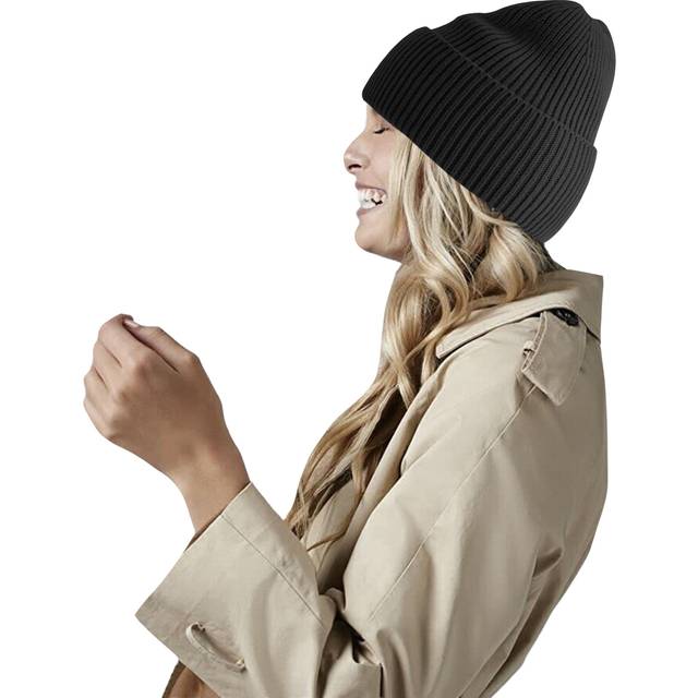 (One Size, Biscuit Beige) Beechfield Unisex Adult Cuffed Oversized Beanie