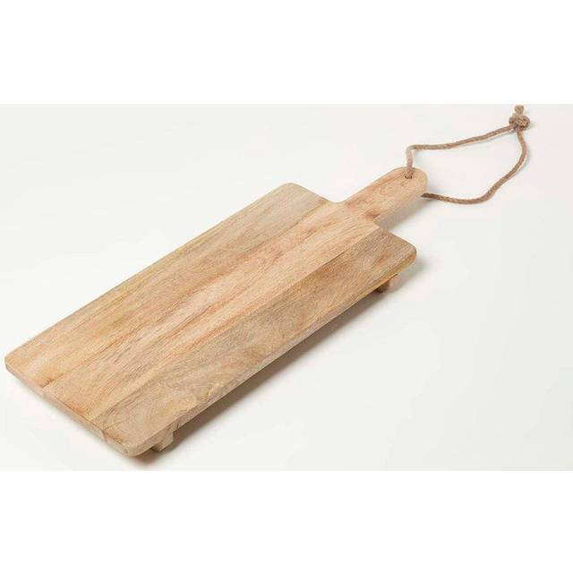 Homescapes Solid Mango Wood Serving Board - Naturel
