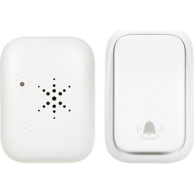 Wireless Door Bell Doorbell Mini Waterproof Doorbell Kits White - Standard