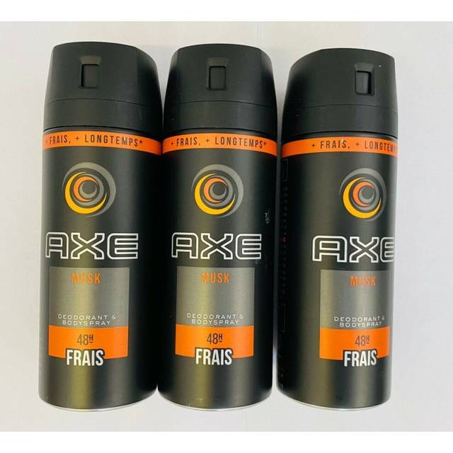 3 x AXE Musk 150ml Deodorant Spray