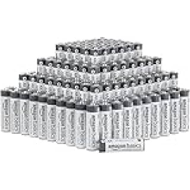 200-pack aa alkaline industrial batteries, 1.5 volt, 5-year shelf
