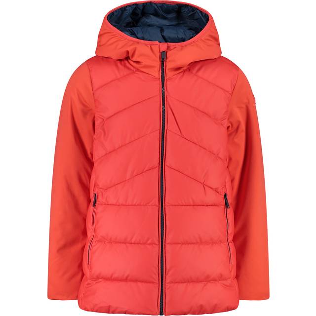 Girl's long hooded jacket CMP - Orange