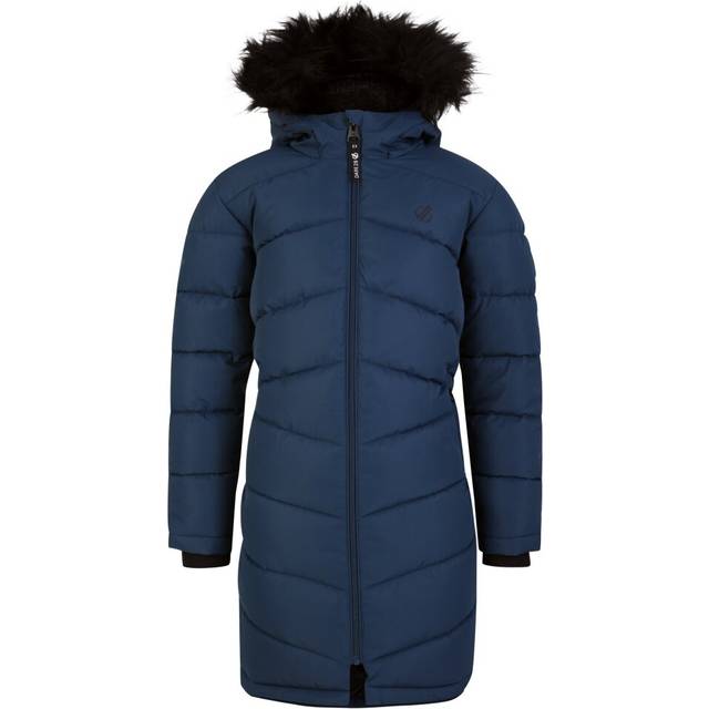 Dare 2B Girls Striking III Quilted Parka (Moonlight Denim) - Navy/Blue - Size 5-6Y