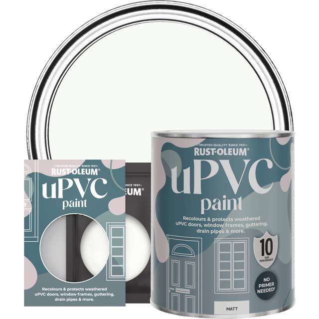Rust-Oleum uPVC Paint, Matt Finish - Still - 750ml - White