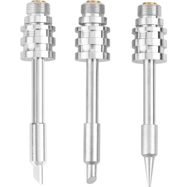 3Pcs 30W Battery Soldering Iron Usb Soldering Iron Portable Mini Soldering Iron 510 Interface Soldering Iron Tip Silver