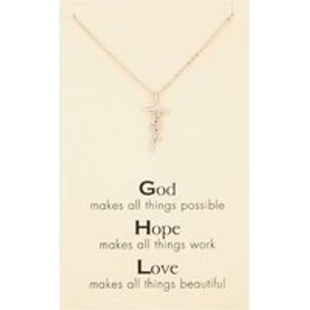Sentiments Hope Makes All Things Work Pendant 18140S - Silver