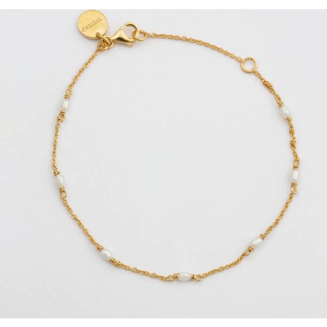 SYSTER P Treasure Multi Pearl Bracelet |Guld |One Size