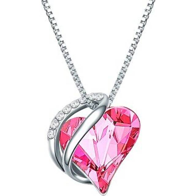 Rafaela Donata Womens Female Embellished with Swarovski crystals Necklace Silver Sterling - Size 45cm