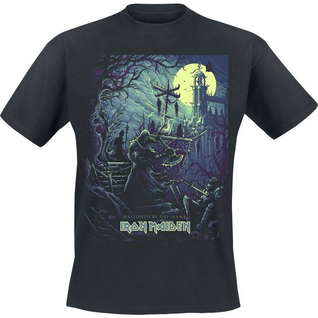 Iron Maiden T-shirt - Hallowed Be Thy Name - S XXL - för Herr - svart