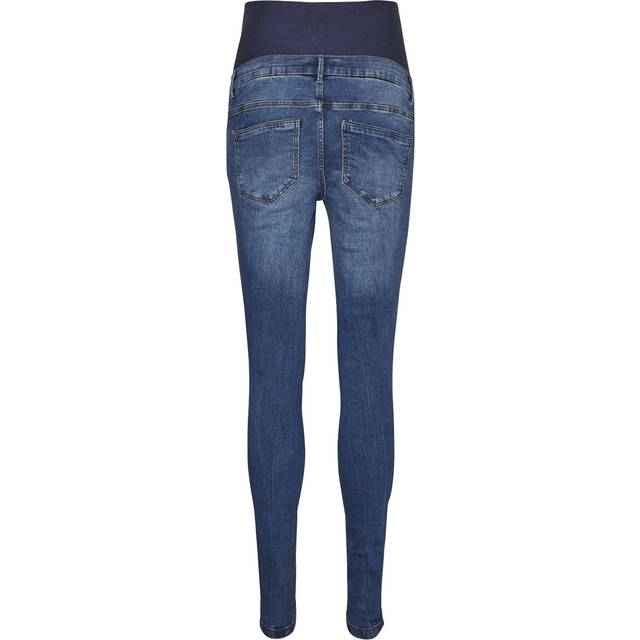 MAMALICIOUS Damen Vmmtanya S Piping Jeans Vi349 Ga Noos, Medium Blue Denim, L