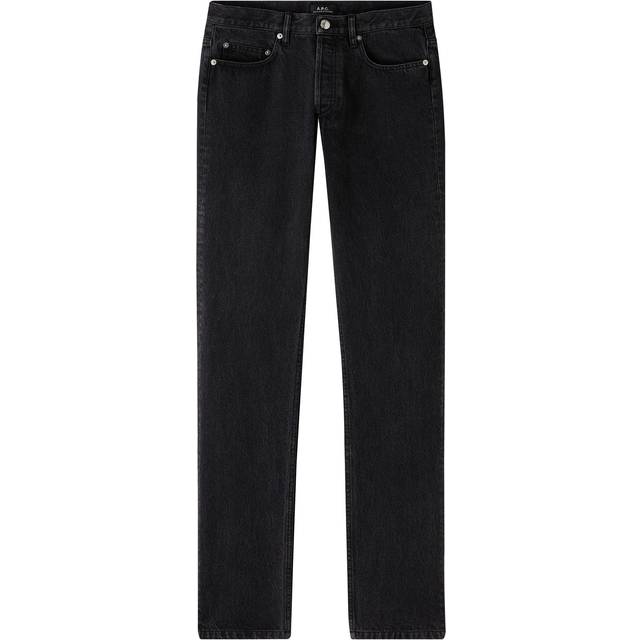 A.p.c., Byxor, Herr, W34, Denim, Svarta Japanska Denim Raka jeans