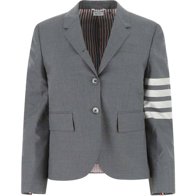 Thom Browne Gray 4-Bar Blazer - 035 Med Grey - IT 46