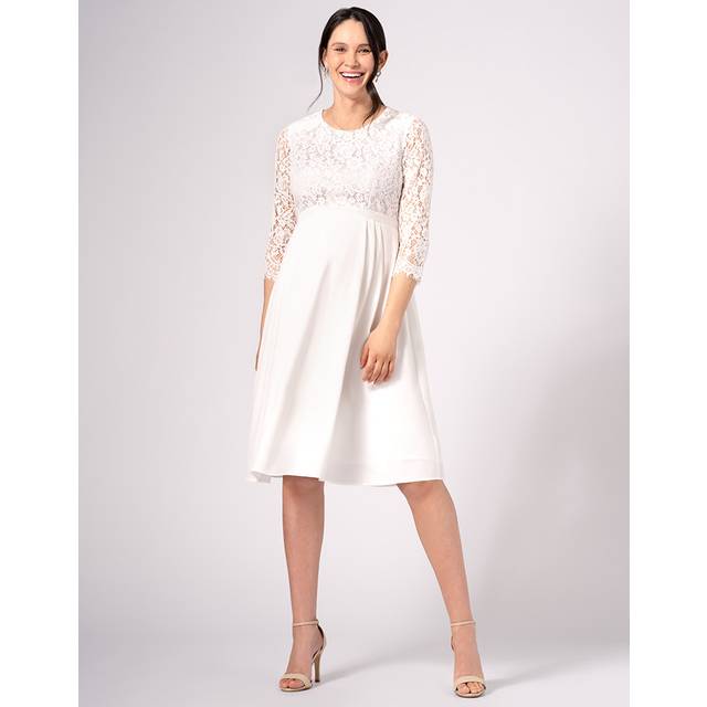 Ivory Lace Maternity + Nursing Wedding Dress