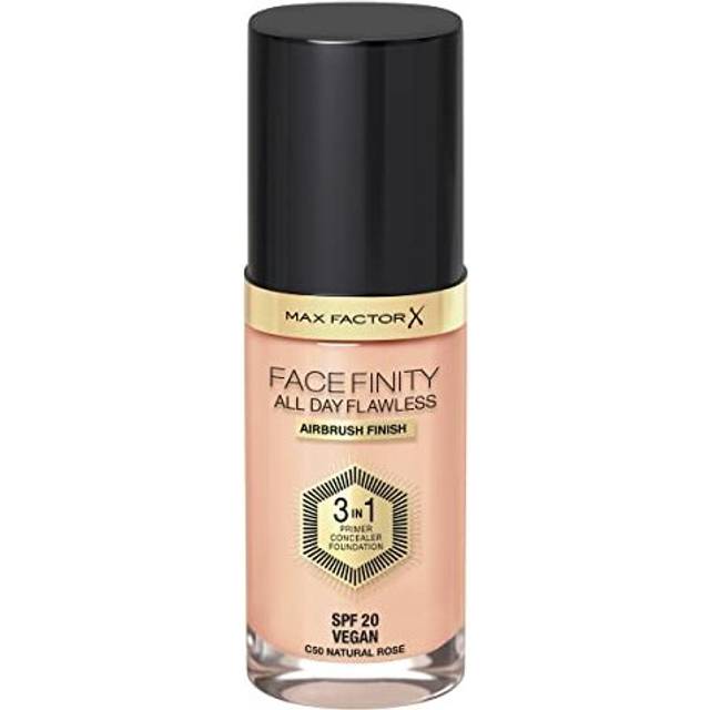 Max Factor Facefinity All Day Flawless 3 In 1 Foundation SPF 20, No 50 Natural
