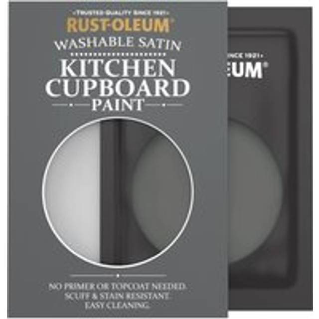 Rust-Oleum Kitchen Cupboard Satin Finish Tester Sachet - Graphite 10ml - Graphite - Grey