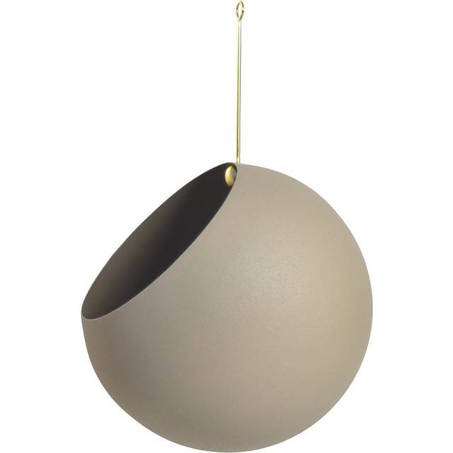 AYTM GLOBE hanging pot Ø21 cm h32 cm Taupe