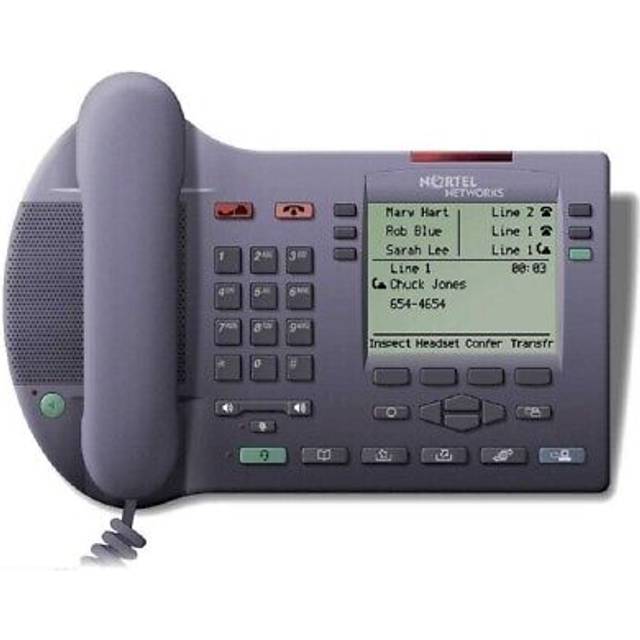 Nortel Networks Ntdu82aa70 I2004 Ip Voip Phone Charcoal W/ Power Cord