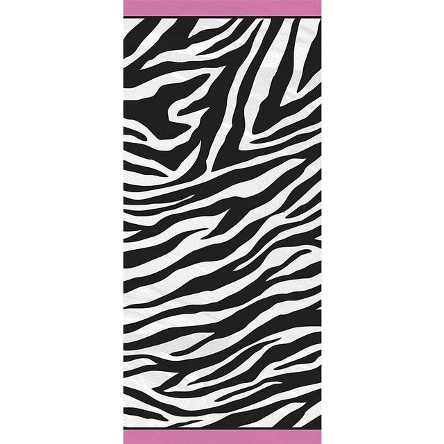Unique Party Zebra Print Cellophane Party Bag (Pack of 20) - Black/white - one size