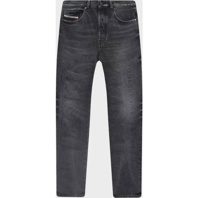 Diesel, Straight Jeans, male, Black, W33 L32, 2010 D-Macs 007J5 Straight-leg Jeans