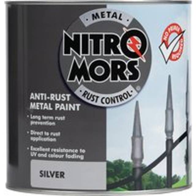 Nitromors Anti-Rust Smooth Metal Paint Silver 2.5L