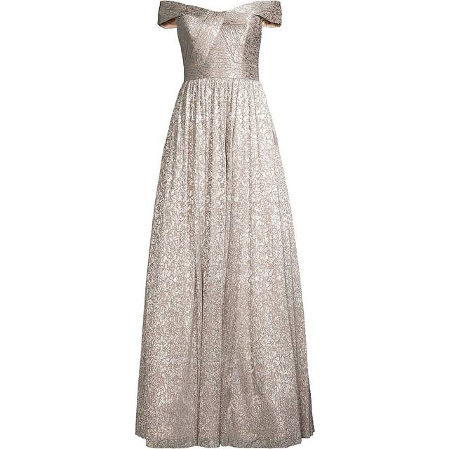 Aidan Mattox Off The Shoulder Gown