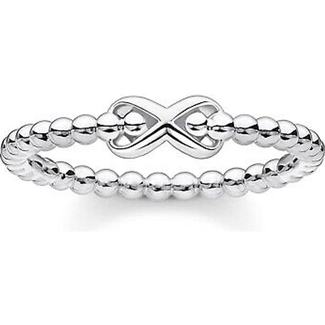 Thomas Sabo Womens 925 Sterling Silver Infinity Dots Sterling-silver Ring 56mm