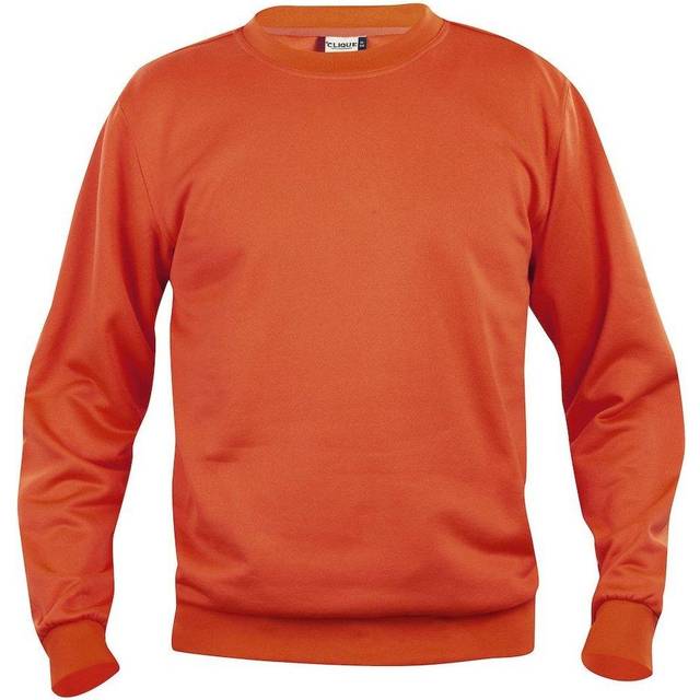 (S, Blood Orange) Clique Unisex Adult Basic Round Neck Sweatshirt