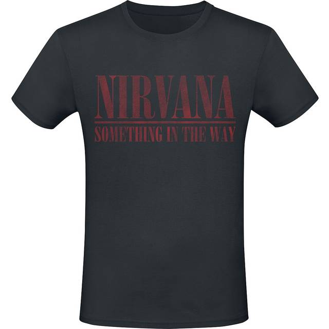 Nirvana T-shirt - Something In The Way - S 4XL - f&#xF6;r Herr - svart