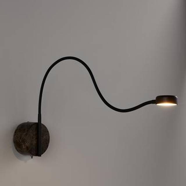 Gino Flexible Wall Light - Marble Grey - ONE SIZE