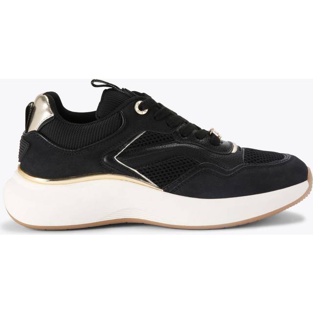 KG Kurt Geiger Womens Leila Sneakers - Black Fabric - Size UK 4