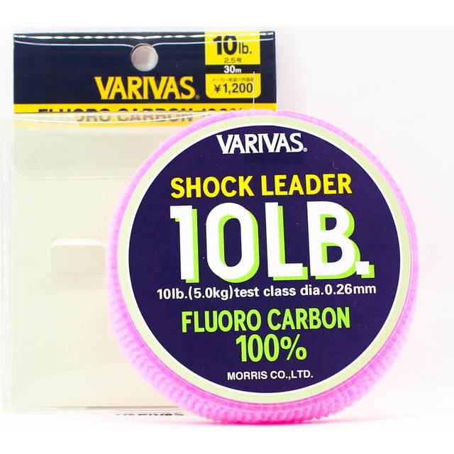 VARIVAS Line Shock Leader Fluorocarbon 30m 10lb No. 2.5.