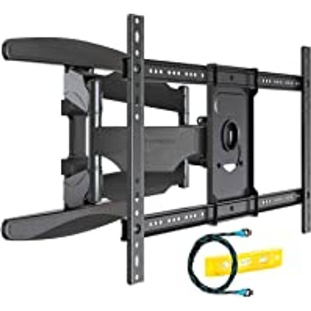Invision Ultra Strong TV Wall Bracket Mount Double Arm Tilt & Swivel for 37-70 Inch (94-178cm) LED LCD OLED Plasma & Curved Screens - Up to VESA 600
