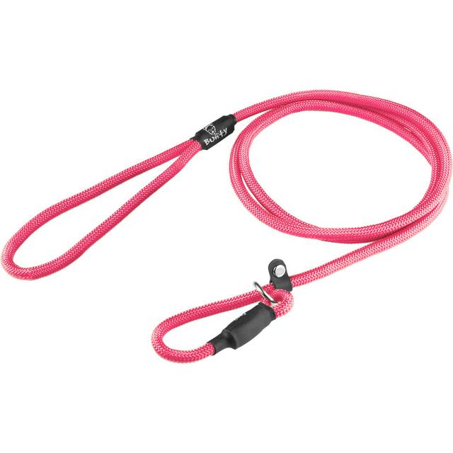 (Pink, Small - 6mm) Nylon Slip Rope Dog Puppy Lead Leash Anti Pull