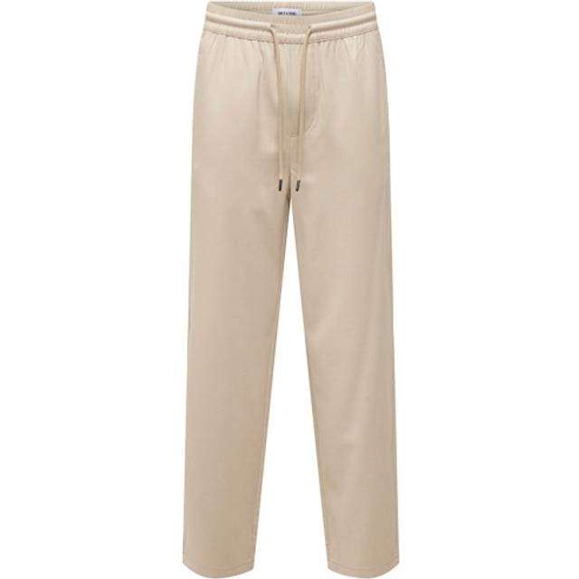 Only & Sons Onssinus Life Loose 0036 Pant Slacks Beige