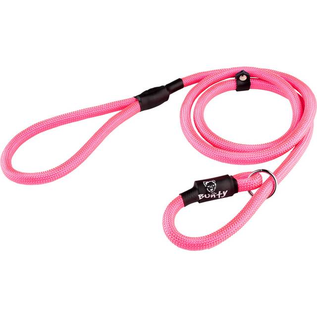 (Pink, Large - 10mm) Nylon Slip Rope Dog Puppy Lead Leash Anti Pull