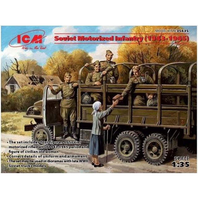 ICM35635 - ICM 1:35 - Soviet Motorized Infantry (1943-1945) 5 Figs