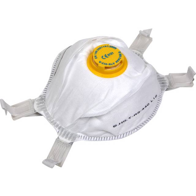 Sealey Cup Mask Valved FFP3, Pack of 3