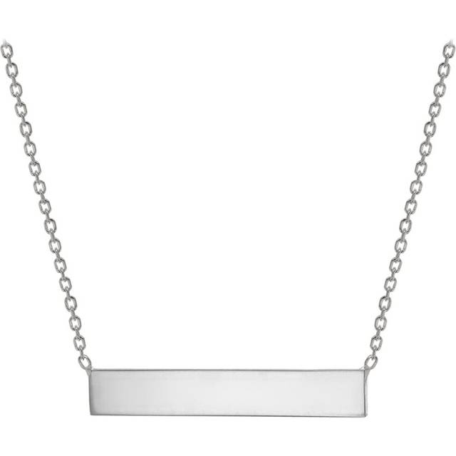 Sterling Horizontal-Bar Necklace - Silver - One Size - Golden Moments