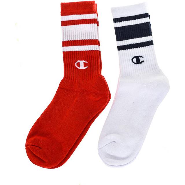 Champion Mens Pack-2 High-top sports socks Y08SU for men - Multicolour - Size UK 2.5-5