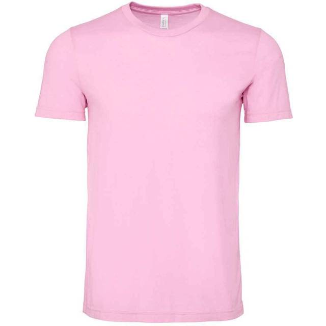 (XS, Bubblegum Pink Heather) Bella + Canvas Adults Unisex Heather CVC T-Shirt