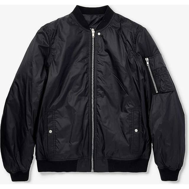 Rick Owens Kids Black Flight Bomber Jacket - 09 BLACK - 10Y