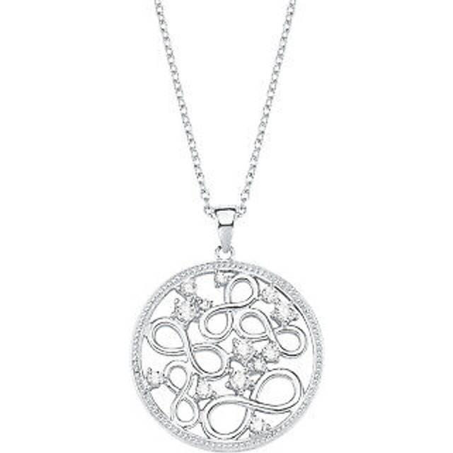 Halsband 925 Sterling Silver - Bricka Infinity