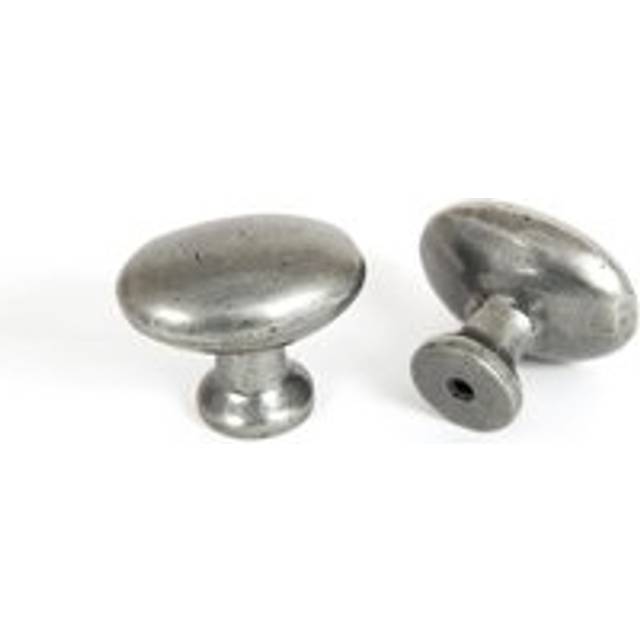 From the anvil 83787 pewter oval cabinet knob